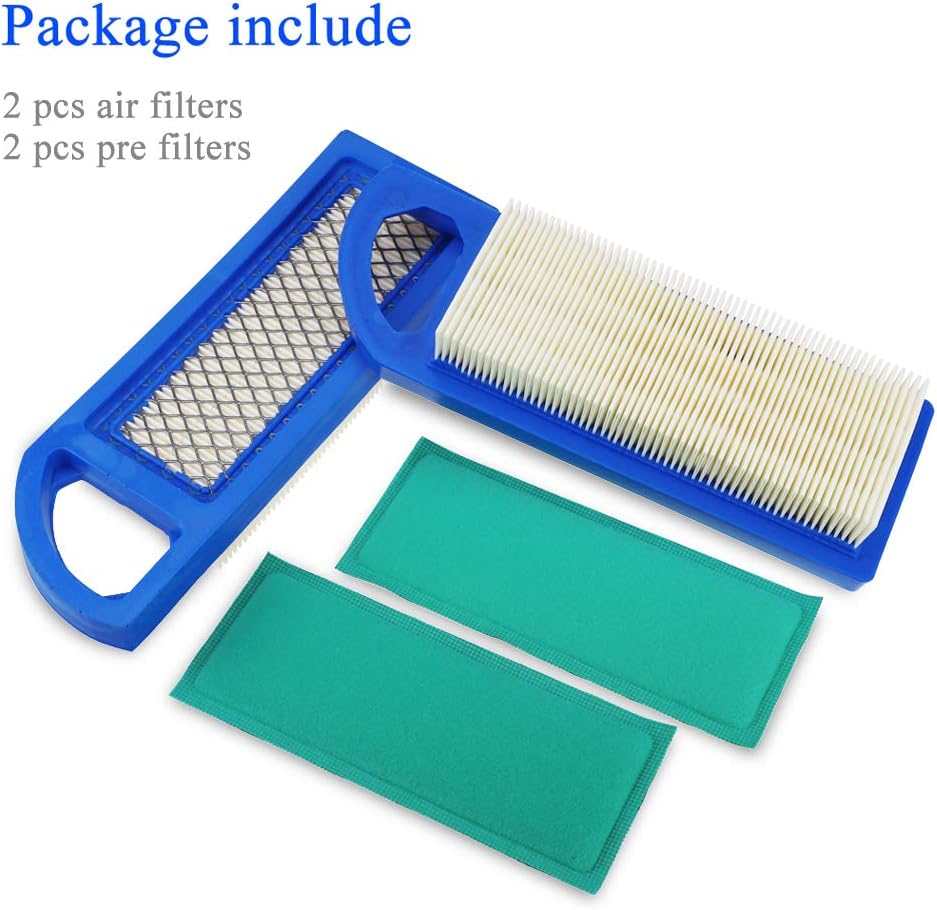 Air Filter 698083 795115 Air Filter for MTD Toro Craftsman 33425 LT1000 LT3000 Riding Mower 697015 Pre Filter 697153 797008 697634 Filter Pack of 2