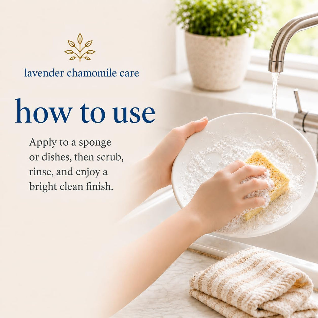 Botanicals Liquid Dish Soap, 128oz, Lavender Chamomile
