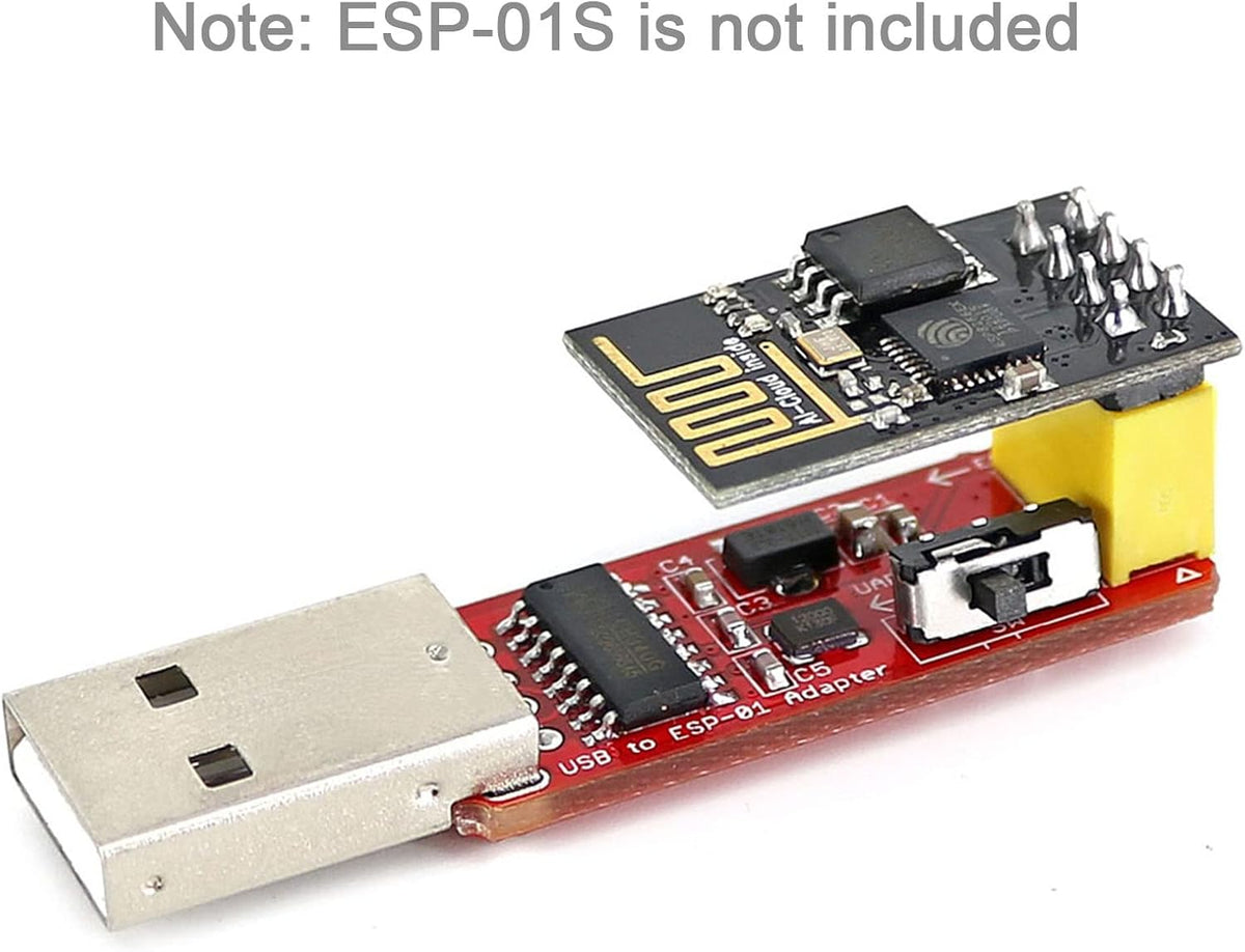 ESP-01S Programmer ESP8266 WiFi Module USB to ESP-01 Adapter CH340G Wireless Driver 4.5V - 5.5V