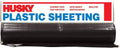 610B Husky Plastic Sheeting, 10ft x 100ft, Black