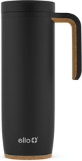 Magnet 18oz Vacuum Insulated Stainless Steel Travel Mug with Side Handle and Leak-Proof Slider Lid and Built-in
