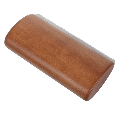 Horse Grooming Brush and Sweat Scraper Wooden Curry Comb Multi-Purpose Deshedding Tool Medium Size for Stable Use and