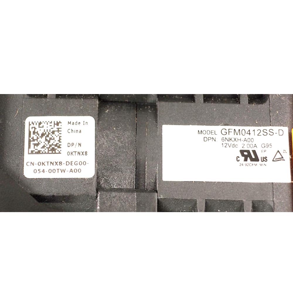 Server Fan for DELL PowerEdge R6525 R650 0KTNX8 KTNX8 GFM0412SS-D 06NKXH 6NKXH-A00 DC12V 2.00A