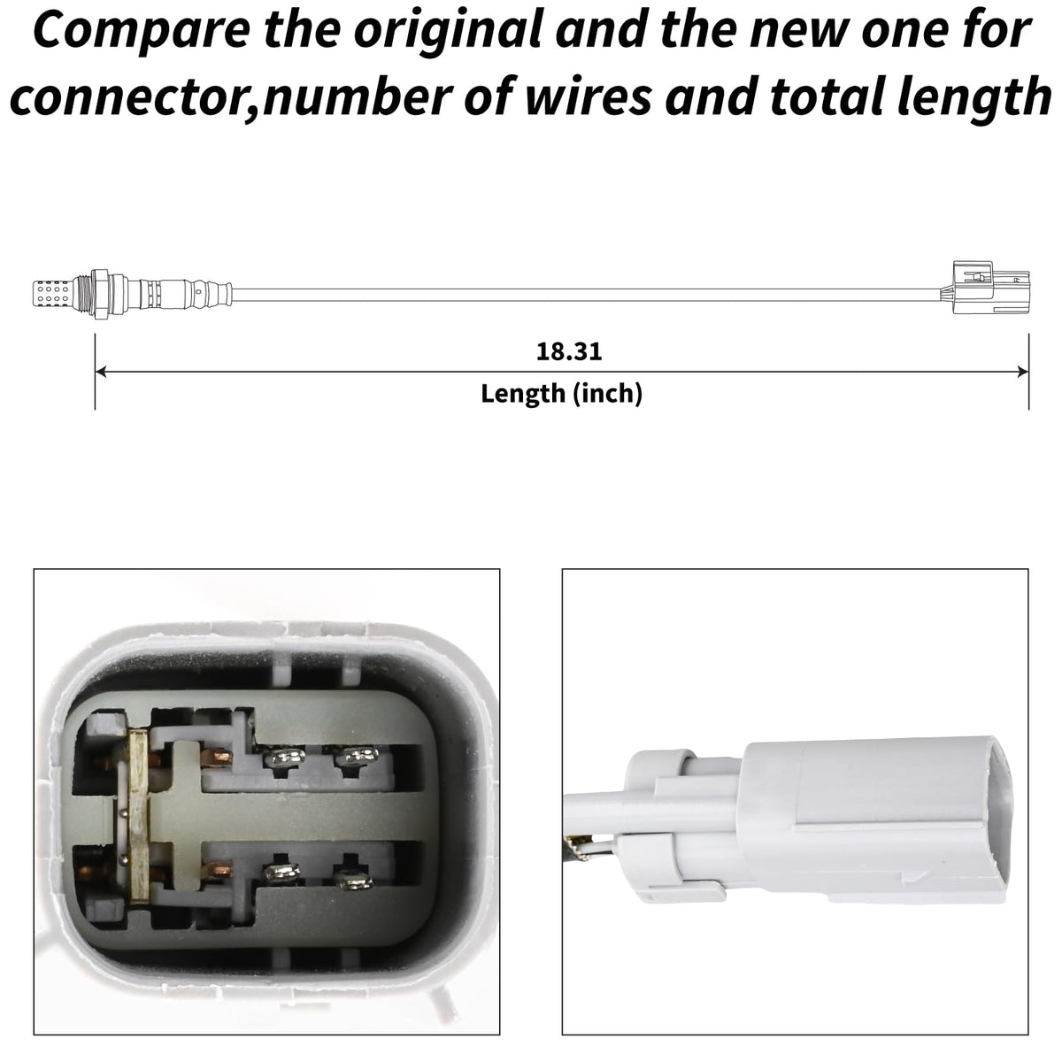 DOSKJOK Oxygen Sensor Upstream 68217019AA
