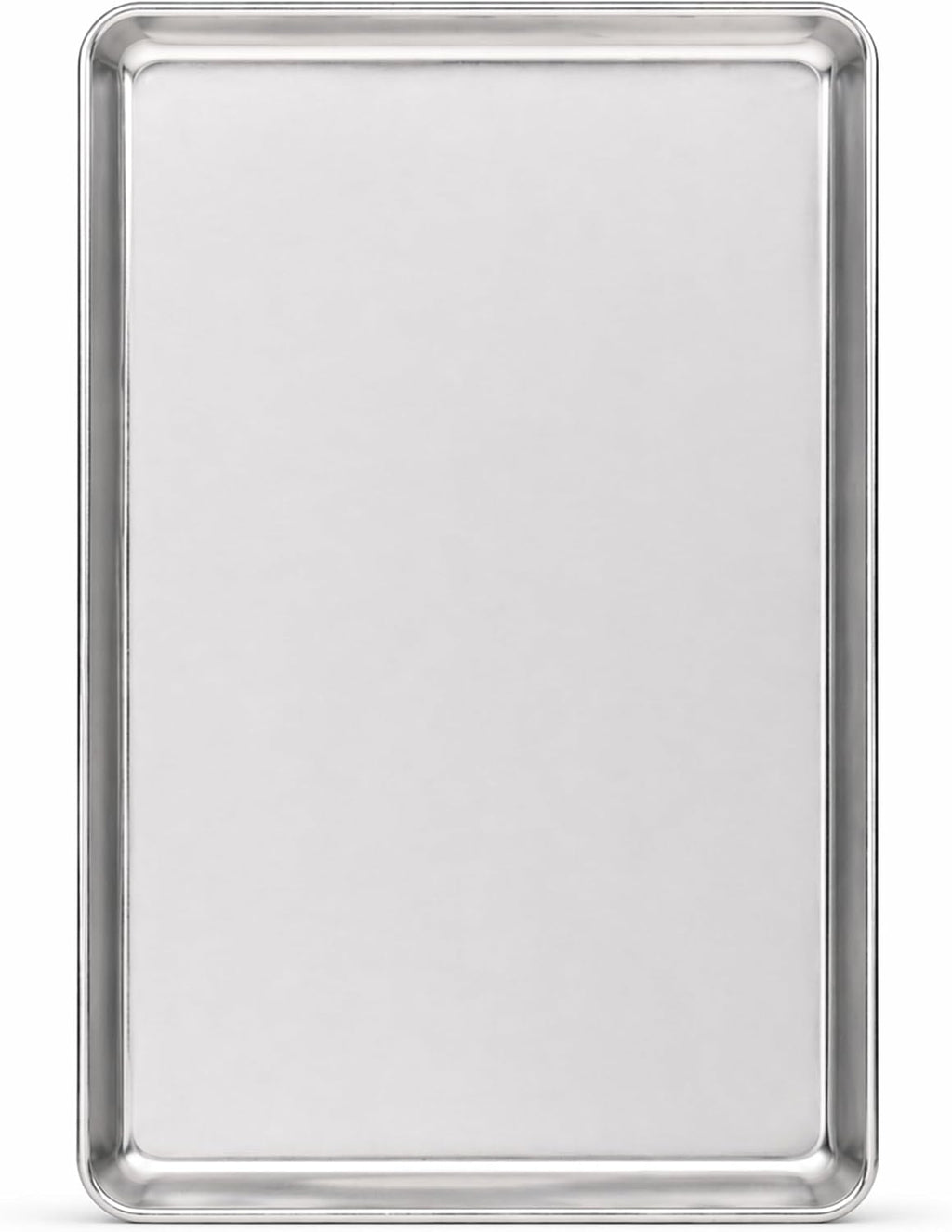 13" x 18" Aluminum Sheet Pan, 1/2 Size, Reinforced Rim, Closed Bead