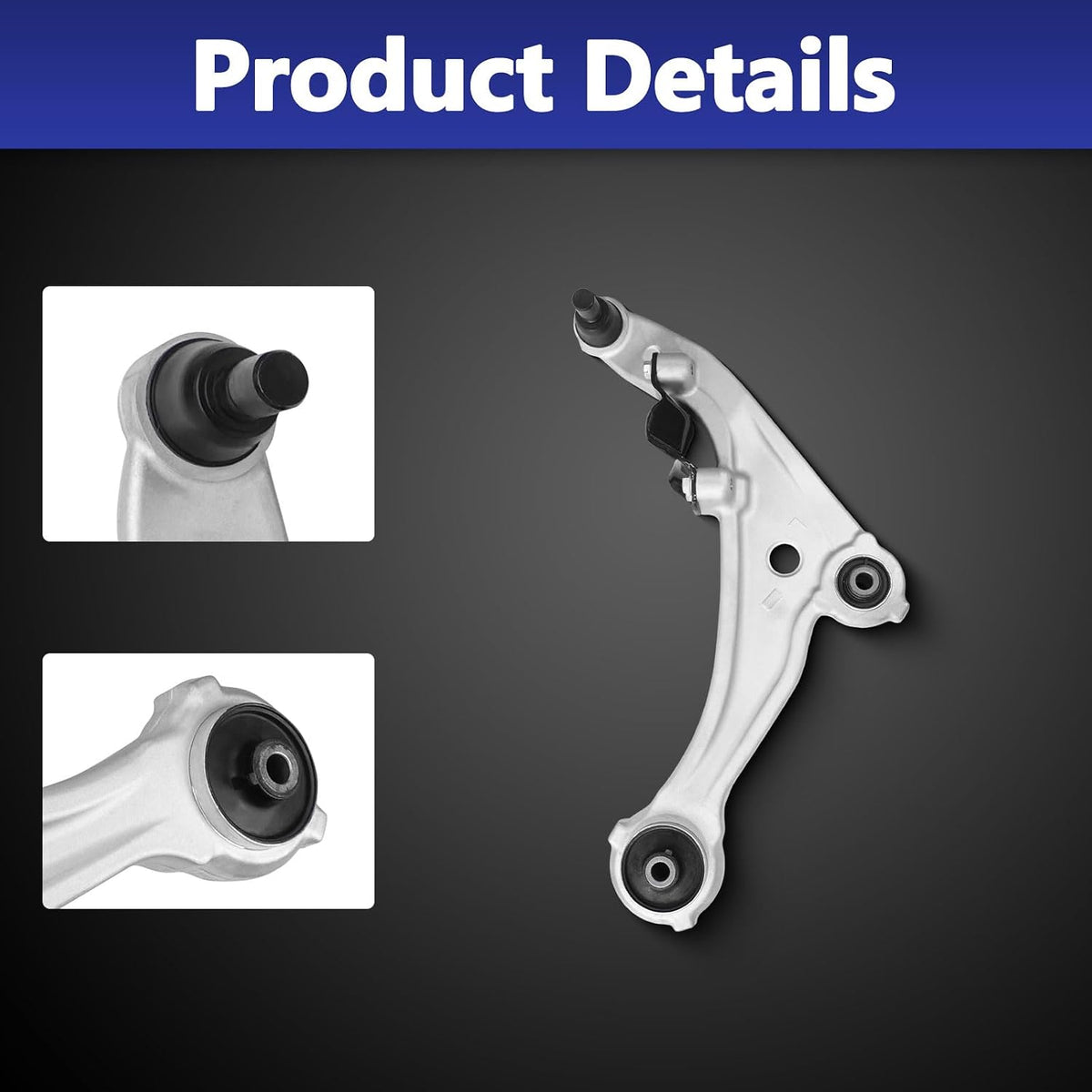 Front Lower Control Arm with Ball Joint Assembly Replacement For 2007-2012 Nissan Altima and ONLY 2013 Altima Coupe Models