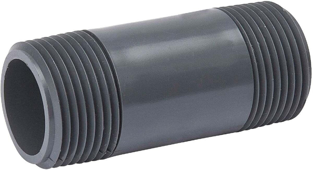 B & K Pvc Nipple 1 " X 3 " Gray Schedule 80