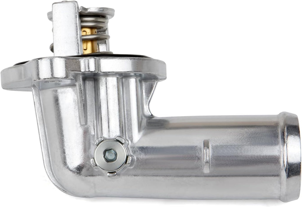 MITZONE Upgrade Aluminum Thermostat Housing Assembly Compatible with Dodge Durango Grand Cherokee 2011-2015 Wrangler JK 2012-2018 Replace 902-852 5184651AG 5184651AH