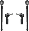Detroit Axle - Front 4pc Tie Rods for 2014-2018 Jeep Cherokee