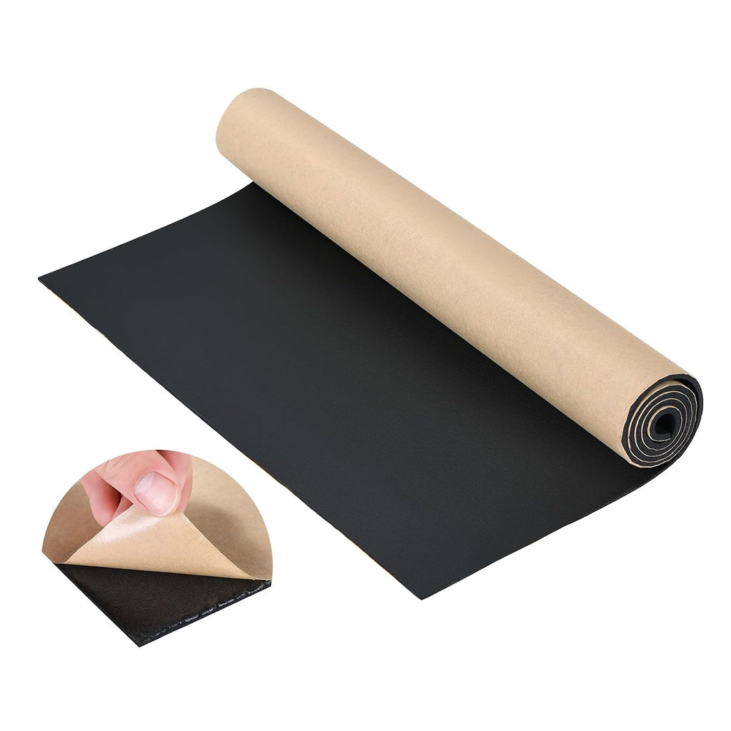 Neoprene Foam Sheet 1/8" x 12" x 24" with Adhesive Backing