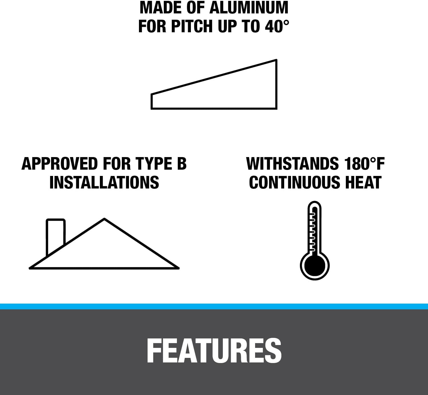 12977 Roof Flashing, 3-Inch-4-Inch, Aluminum