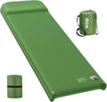 Memory Foam Camping Sleeping Pad, Foldable and Portable Self-Inflating Camping Mattress Pad, 9.5 R-Value Insulated &