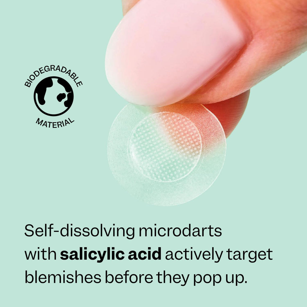 Deep Blemish Microdarts (9 ct) - Early Stage Pimple Patches for Face - Salicylic Acid, Niacinamide, Hyaluronic Acid