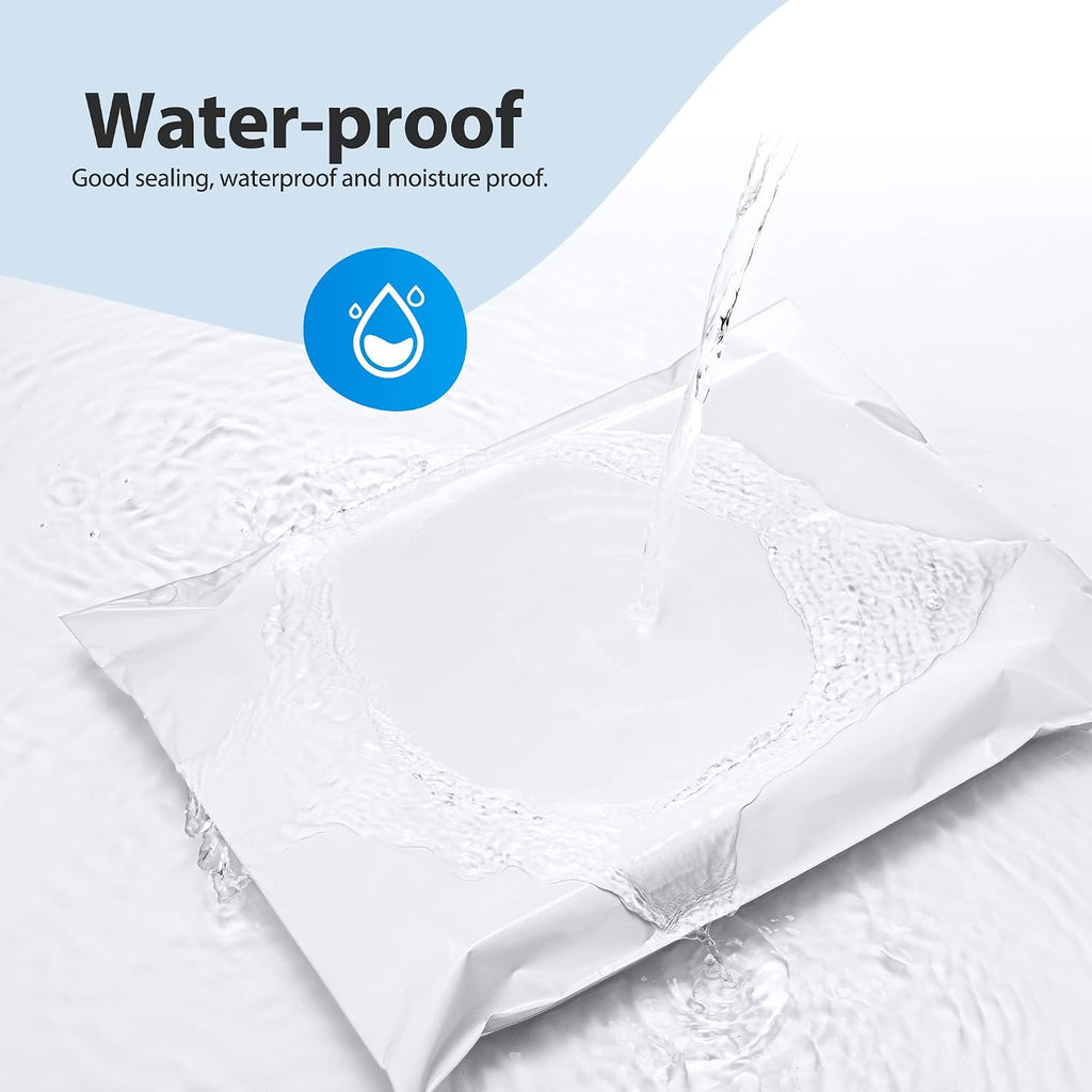 Large Poly Mailers 14.5x19" 100Pcs,Shipping Bags for Clothing,White | Strong Adhesive Packaging Mailers Poly