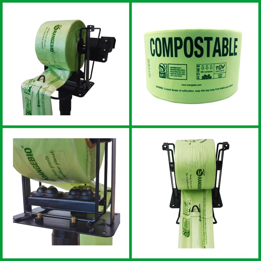 Compostable Produce Bags, 15" x 18", 1 Roll x 250