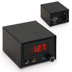 Digital Tattoo Power Supply Kit w/Flat Foot Pedal - Black