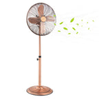 16" High-Velocity Metal Pedestal Fan with Adjustable Height
