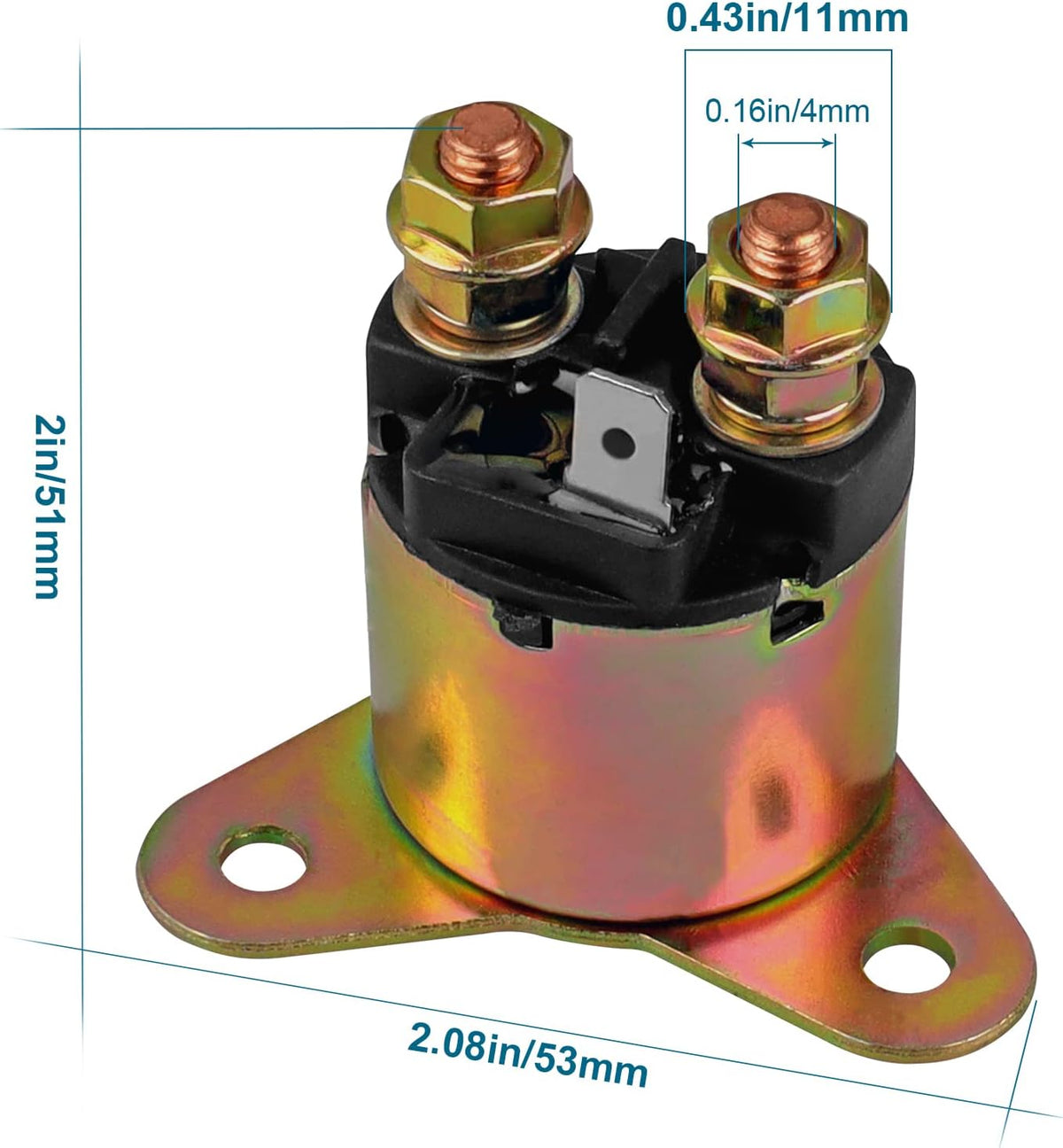 GX390 Starter Solenoid Relay for Predator 420 cc for Honda GX390 GX340 GX240 GX270 8HP 9HP 11HP 13HP 188F 190F Engine EC5500 EC6500 Generator 63968 63970