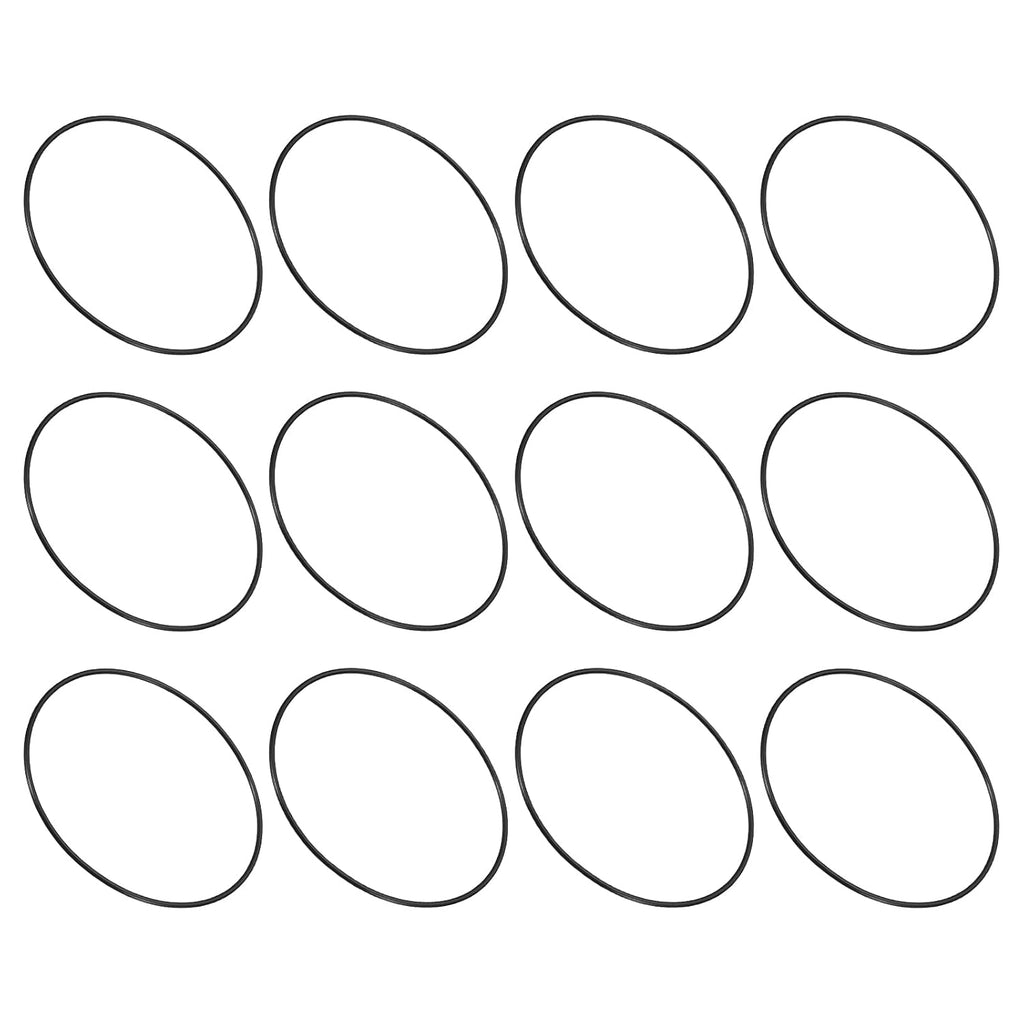 uxcell 12Pcs AS-041 Nitrile Rubber O-Rings 3" ID 3-1/8" OD 3/16" W