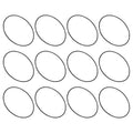 uxcell 12Pcs AS-041 Nitrile Rubber O-Rings 3" ID 3-1/8" OD 3/16" W