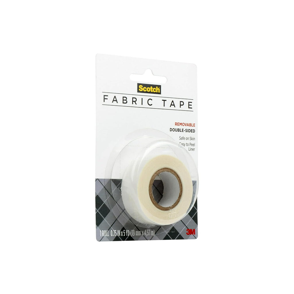 Removable Fabric Tape, 3/4 in x 180 in, 1/Pack, Removable and Double Sided (FTR-1-CFT)