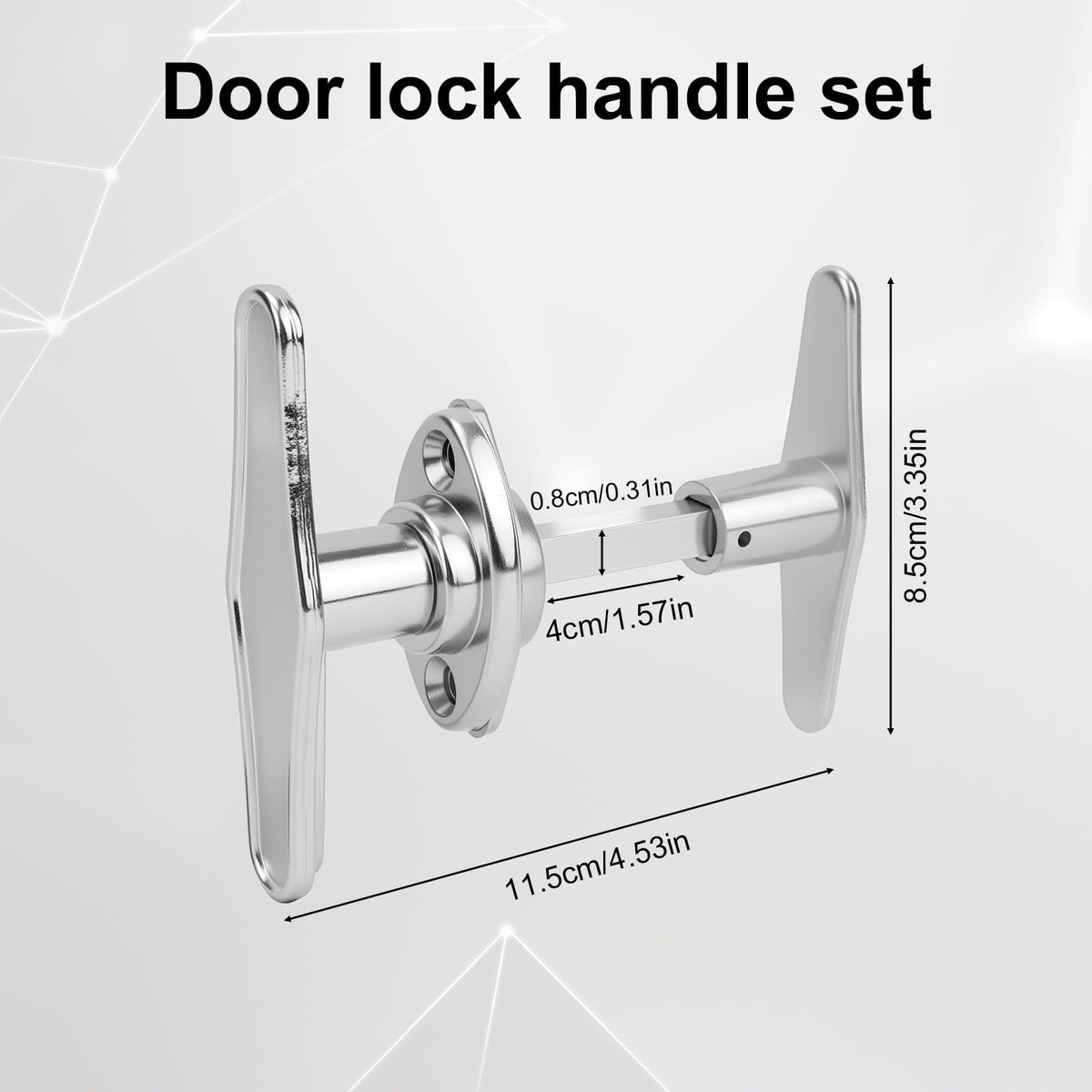 T Handle Garage Door Lock, Garage Door Lock Set