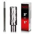 ANGELSWORD M2 HSS Annular Cutter,Diameter 1" x Depth 2",Mag Drill Bit