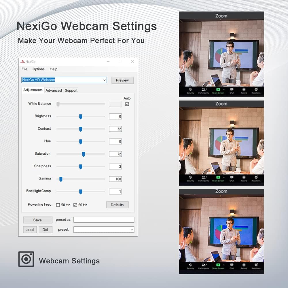 N930AF Webcam with Microphone for Desktop, Autofocus, Webcam for Laptop, Computer Camera, 1080p HD USB Web Camera