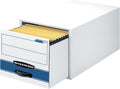 6-Pack Medium-Duty Storage Drawers, Legal Size, Steel Plus