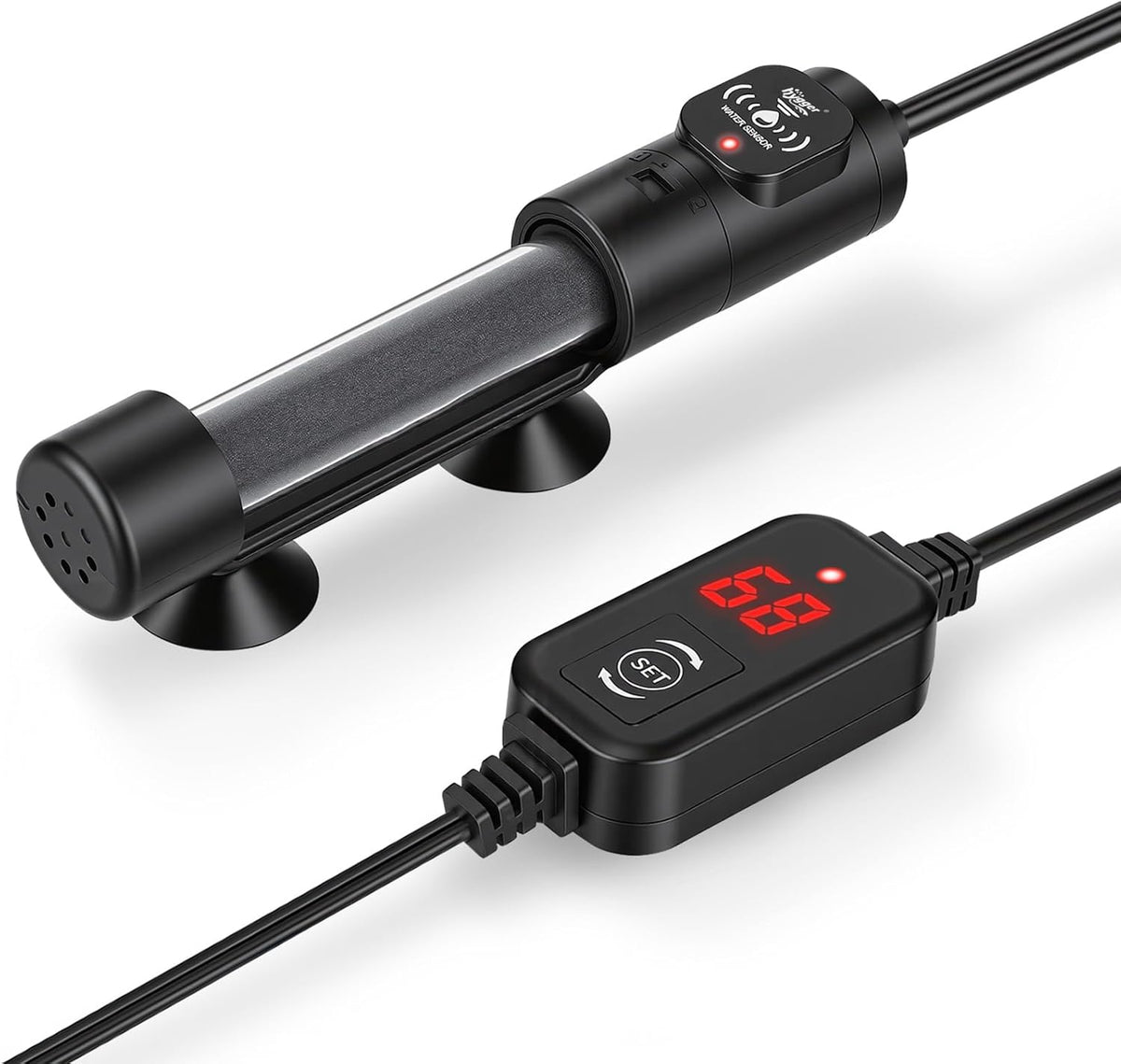 150W Submersible Aquarium Heater with Digital Temperature Controller, Mini Fish Tank Heater for 20–30 Gallon Tanks
