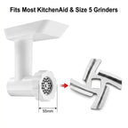 SBDSBD 8-Pack Meat Grinder Blade for Size 5 Mixer Attachment