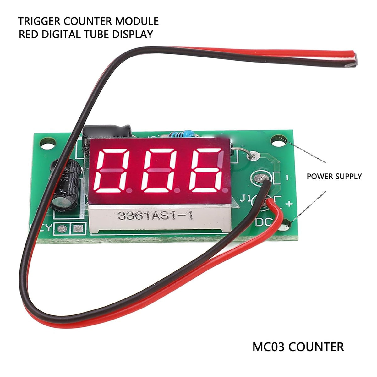 Counter Module PCB Actuator Counter Module Memory Function Red