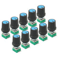 10PCS 3pin 10K Potentiometer Single Linear B Type B10K ohm Rotary Potentiometer