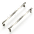 Brushed Nickel Kitchen Pulls Cabinet Handles 8 Inch 10 Pack