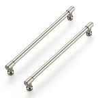 Brushed Nickel Kitchen Pulls Cabinet Handles 8 Inch 10 Pack