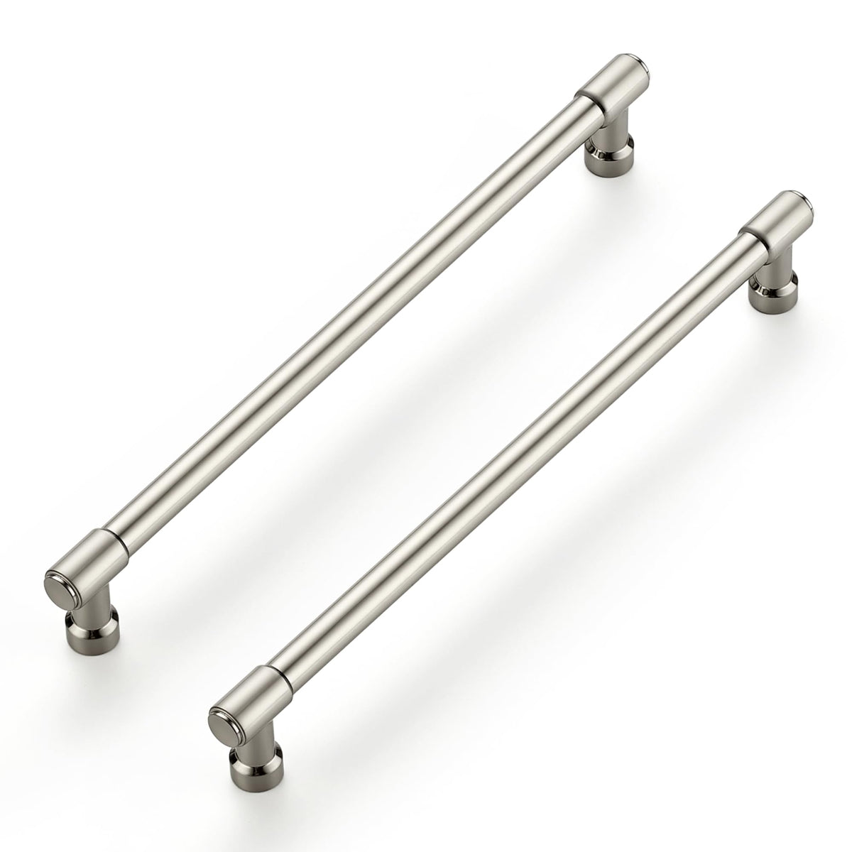 Brushed Nickel Kitchen Pulls Cabinet Handles 8 Inch 10 Pack