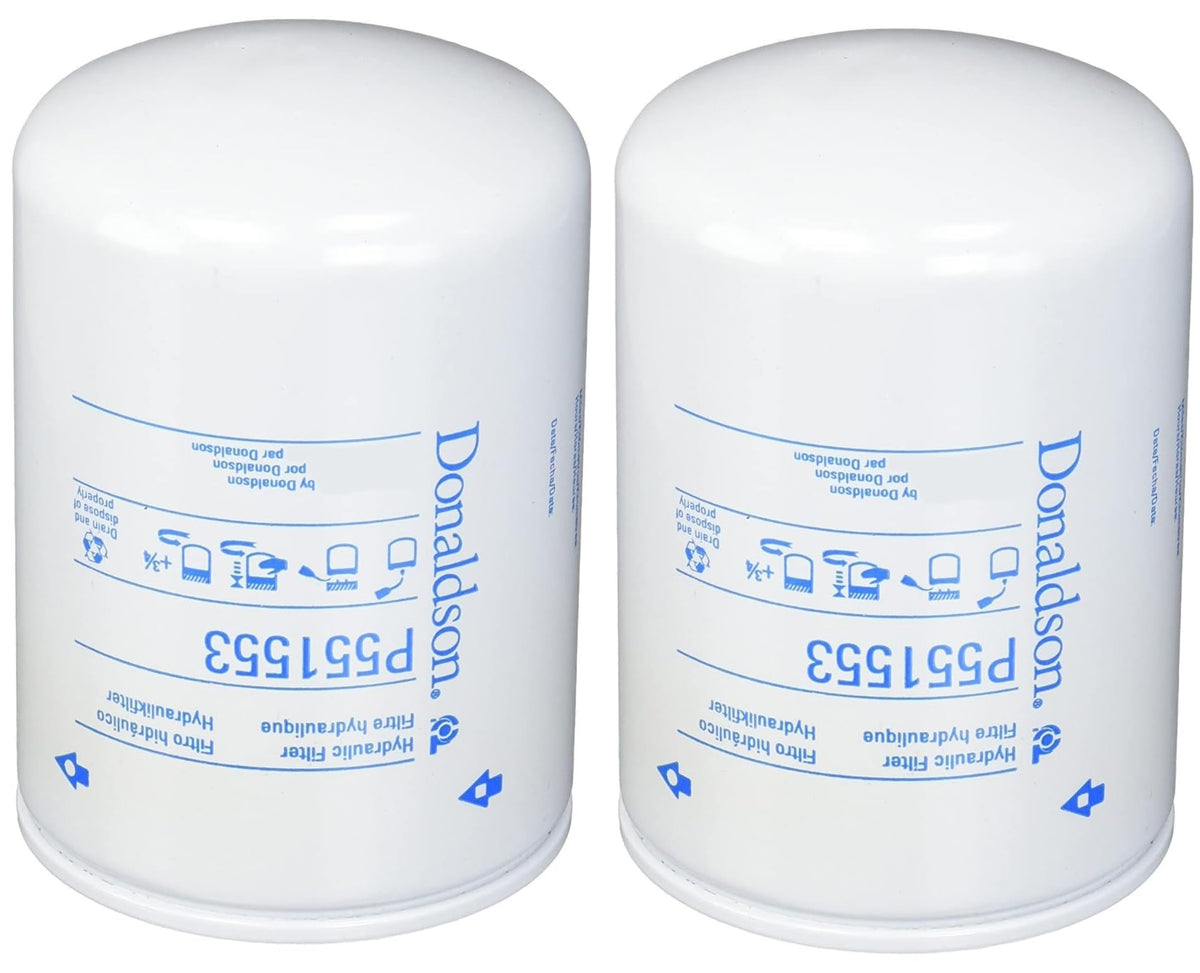 CFFILTER P551553 Donaldson Hydraulic Filter Spin-on (Pack of 2)