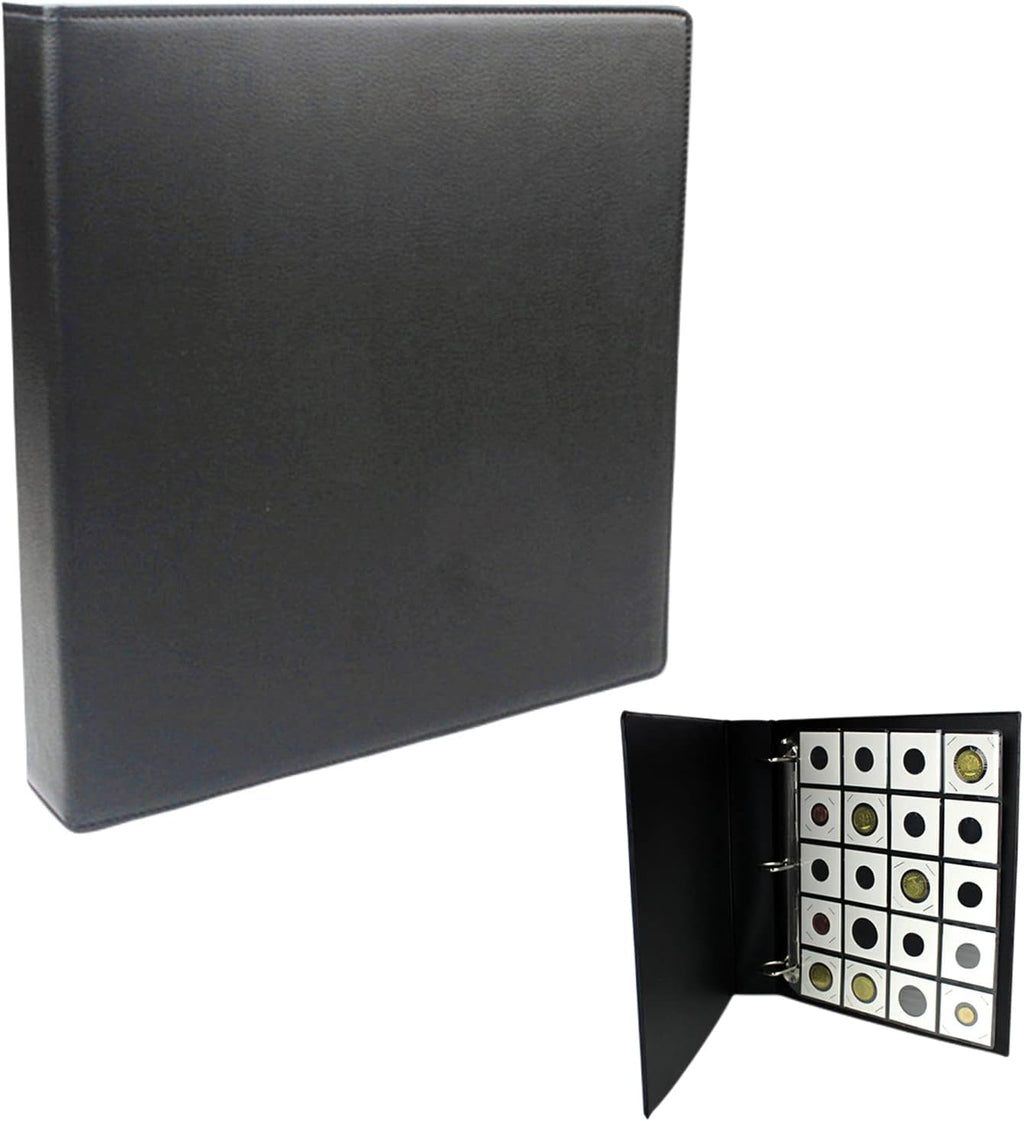 Binder with Sleeves for 2x2 Coin Flips, 200 Pockets Storage Books | Coin Flips Album