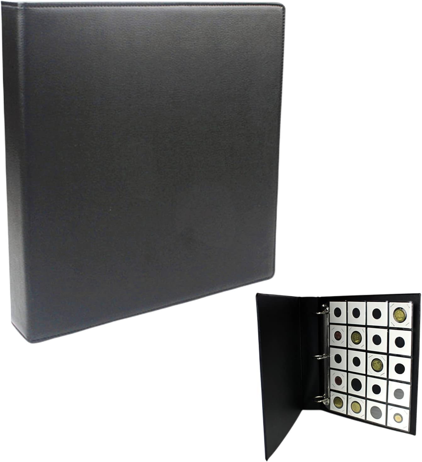 Binder with Sleeves for 2x2 Coin Flips, 200 Pockets Storage Books | Coin Flips Album