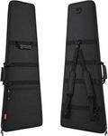 Electric Guitar Gig Bag 0.6" Thick Foam Padded Water-Resistant | Padding Adjustable Backpack Straps Soft Case Fits