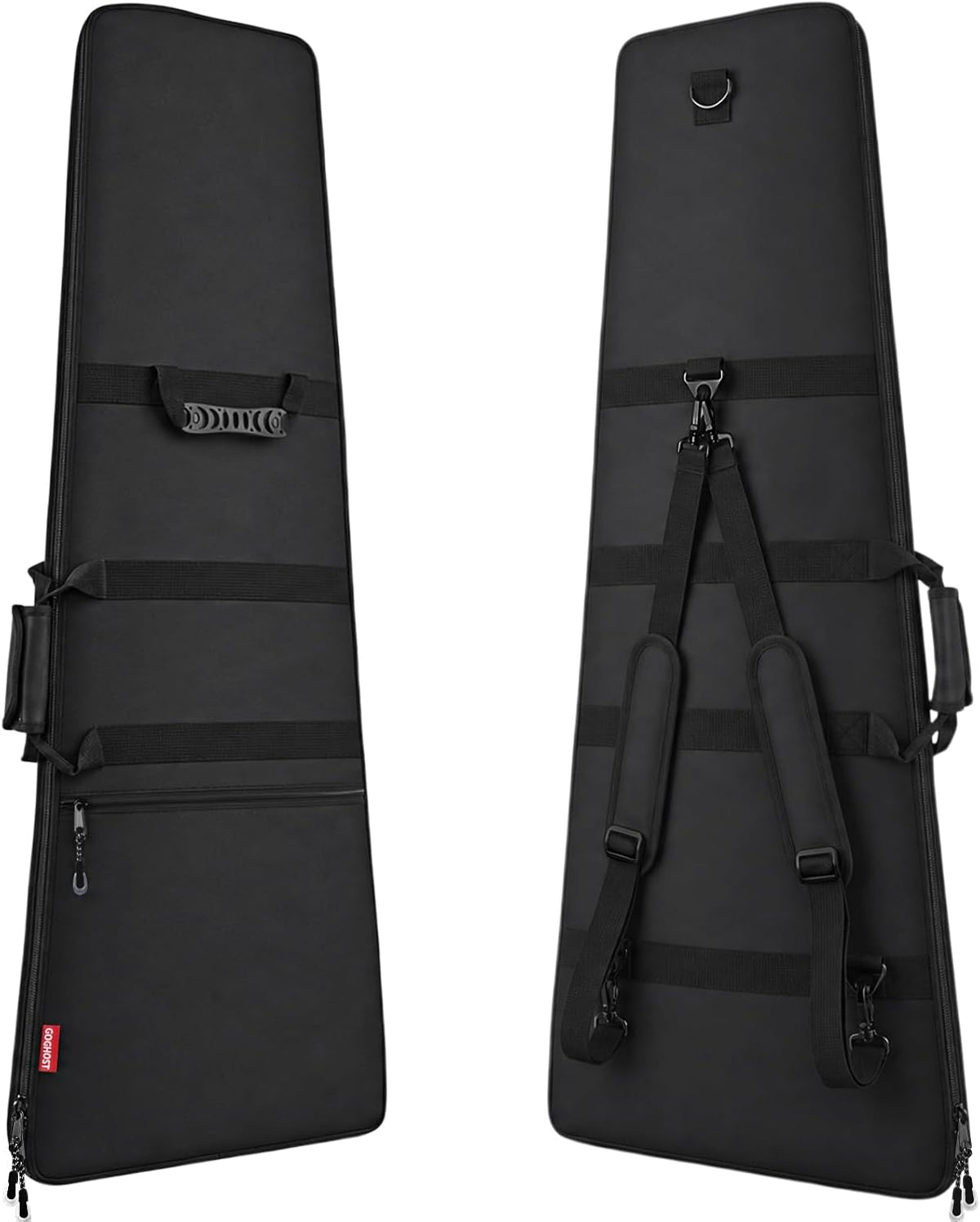 Electric Guitar Gig Bag 0.6" Thick Foam Padded Water-Resistant | Padding Adjustable Backpack Straps Soft Case Fits