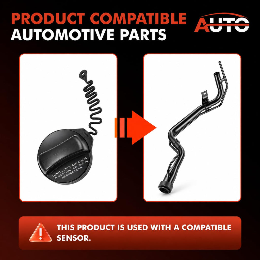 AUTO OCCASION Fuel Tank Cap with Tether For Volvo