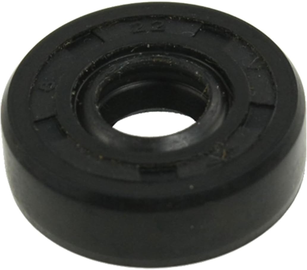 uxcell Spring Loaded Metric Rotary Shaft TC Oil Seal Double Lip 8x22x7mm