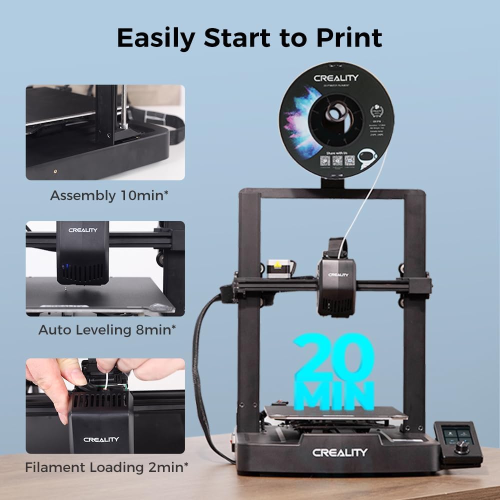 Creality Ender 3 V3 SE 3D Printer with 250mm/s Printing Speed CR Touch | Auto Leveling DIY Printers Sprite Direct