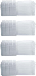 Wax Melt Containers-8 Cavity Clear Empty Plastic Wax Melt Molds-100 Packs Cubes Clamshells for Tarts Wax Melts