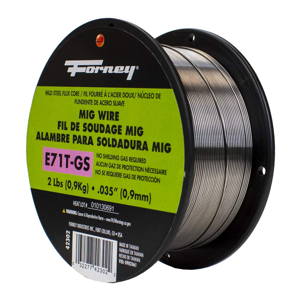 42302 Flux Core Mig Wire , Red | Gasless wire feed welding wire designed for single-pass applications. Ideal for