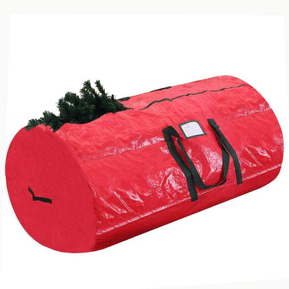 Christmas Tree Storage Bag | Fits Up to 7' Tall Disassembled Holiday Tree | 52” X 30” X 30” Artificial Tree Container