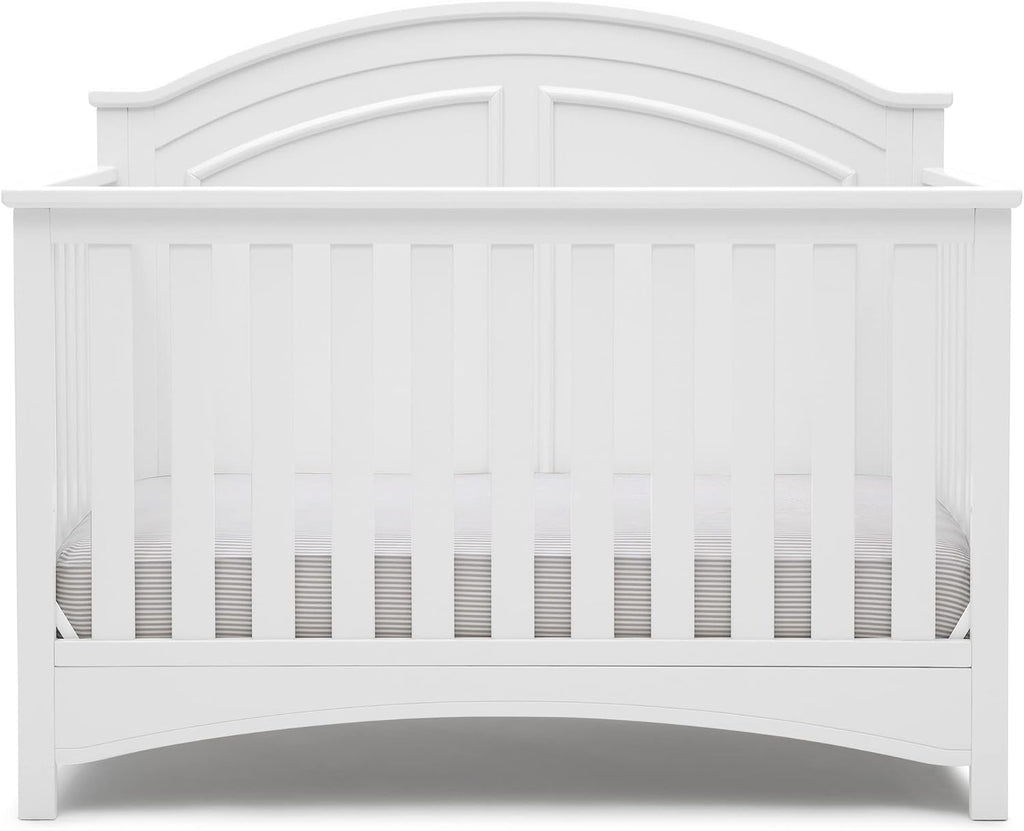 Perry 6-in-1 Convertible Crib - Greenguard Gold Certified, Bianca White