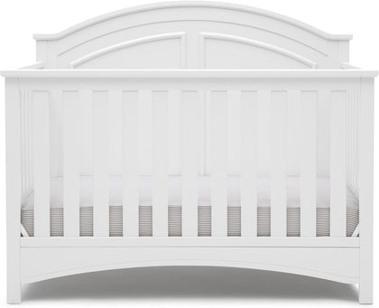 Perry 6-in-1 Convertible Crib - Greenguard Gold Certified, Bianca White