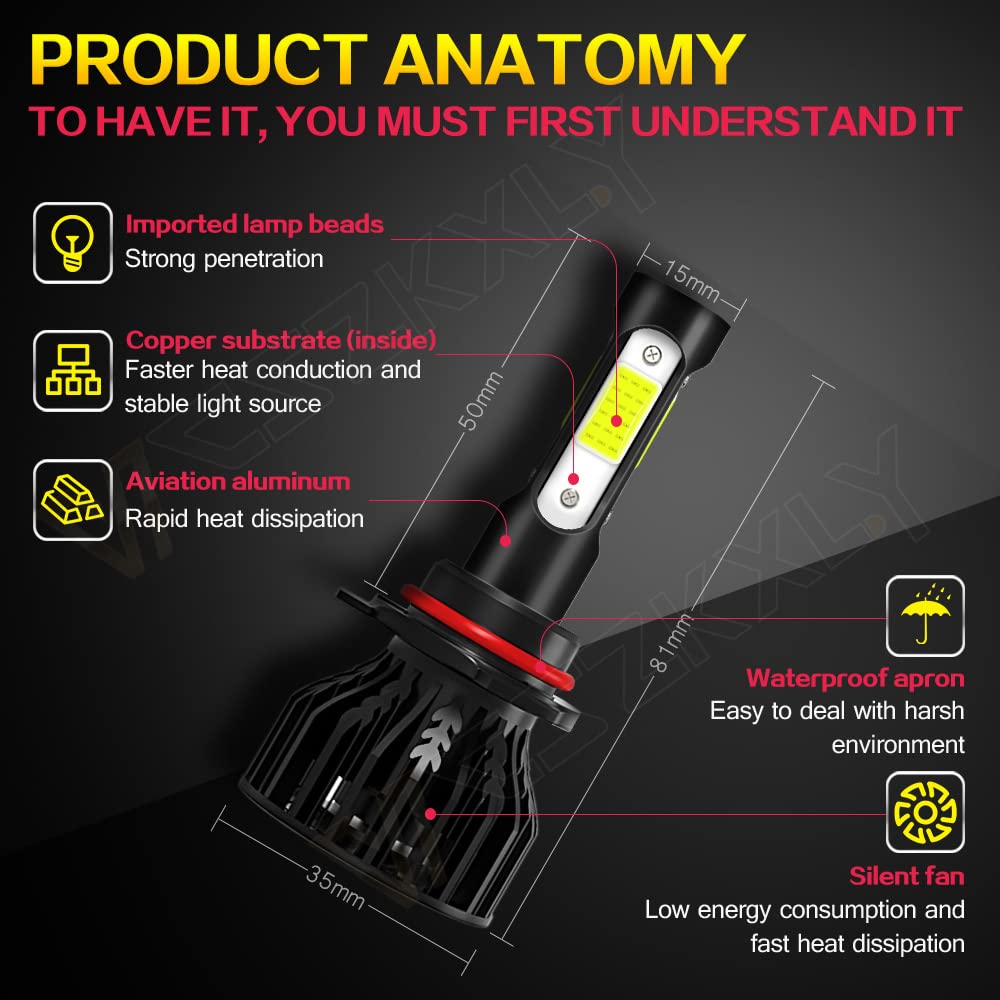 Compatible For Chrysler 200 300 Light Bulbs 2011 2012 2013 2014 2015